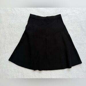 Nanette Lepore Rib Knit Sweater A-Line Skirt